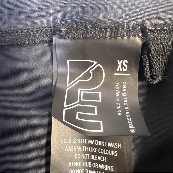 P.E Nation Side Stripe Red White Blue Sporty Athletic Leggings Size XS - Picture 10 of 14